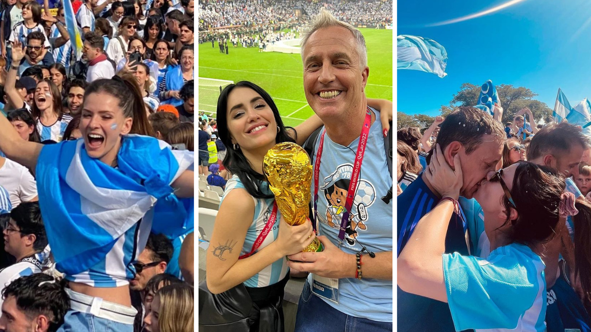 El Festejo De Los Famosos Tras El Triunfo De Argentina En El Mundial