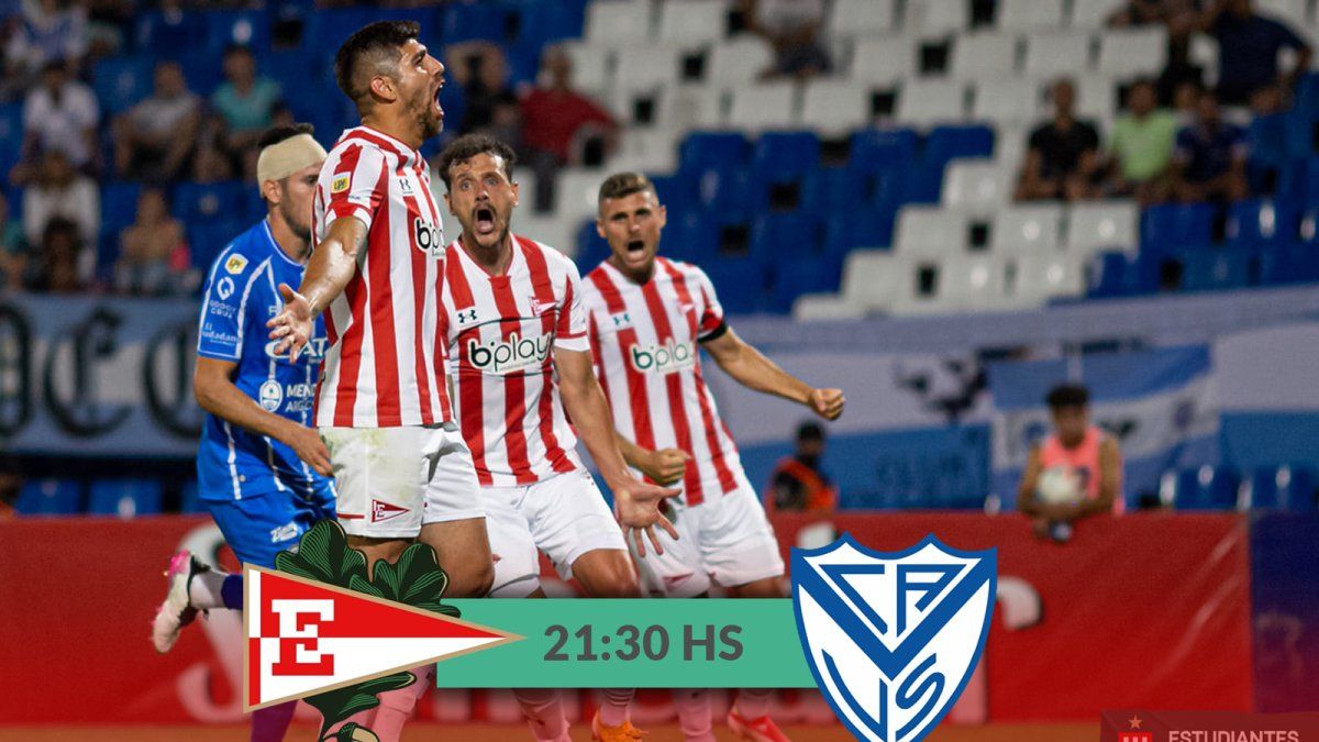 Estudiantes recibe a Vélez Formaciones horario y tv CieloSport