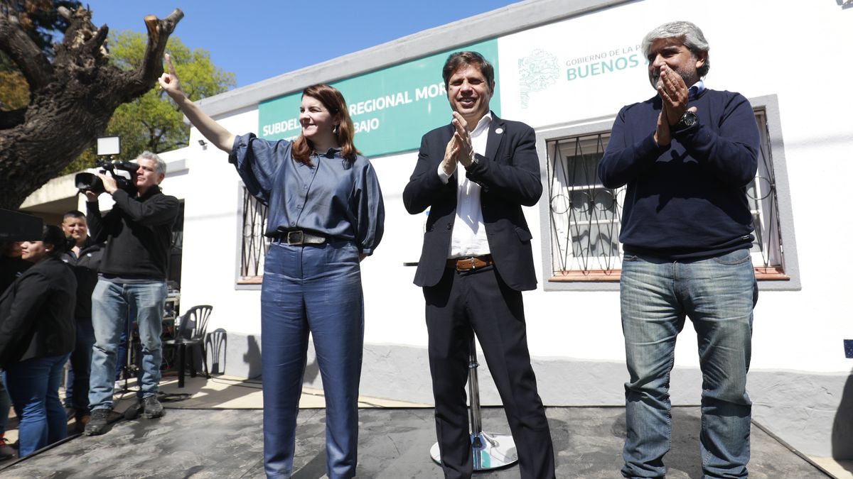 Axel Kicillof y una superagenda en Moreno Inauguró tres obras y