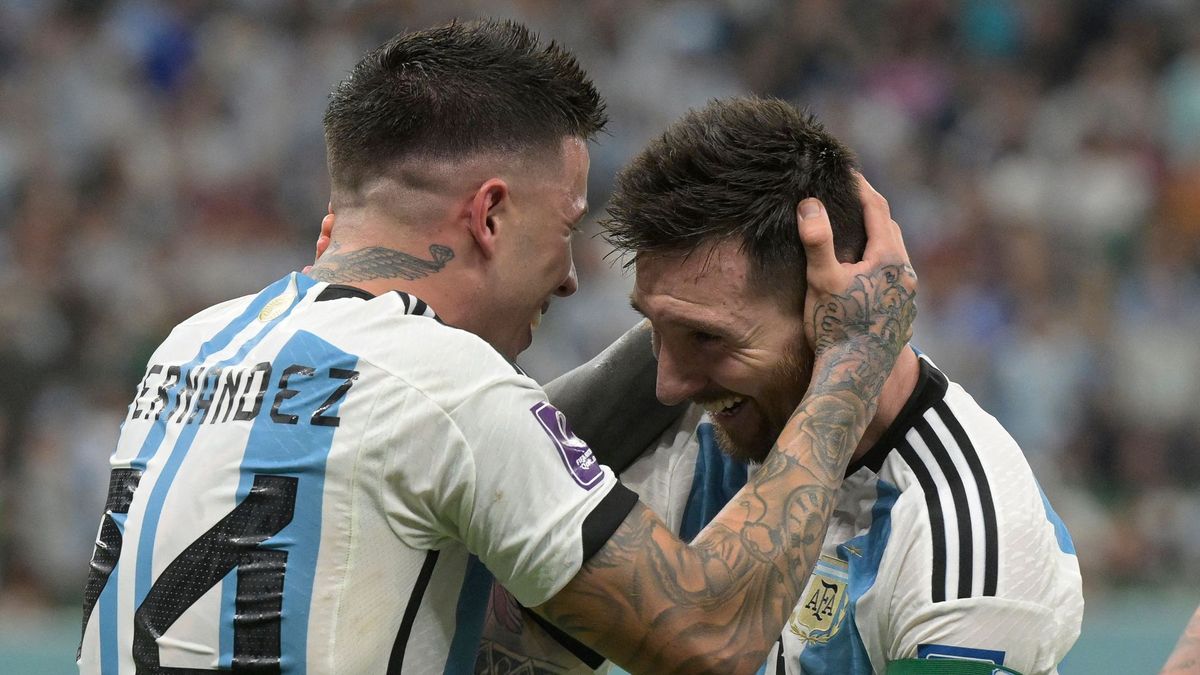 Argentina campeón la carta de Enzo Fernández para Messi CieloSport