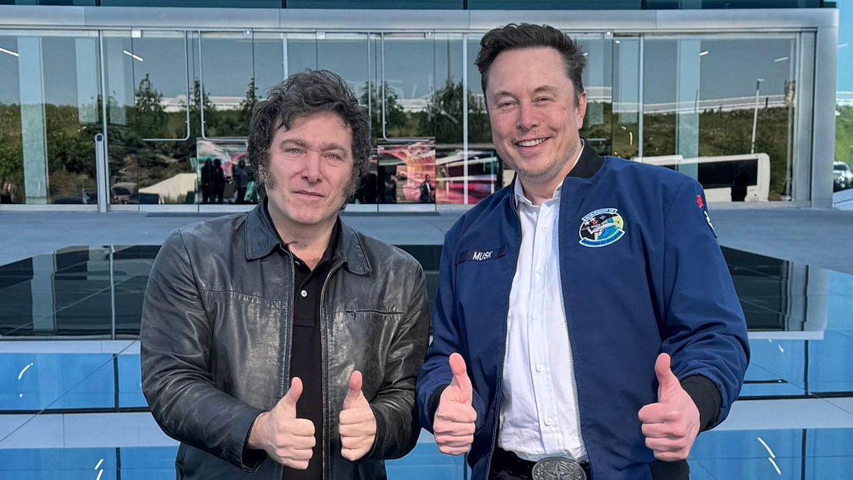 Javier Milei y la foto que siempre soñó Conoció a Elon Musk Infocielo