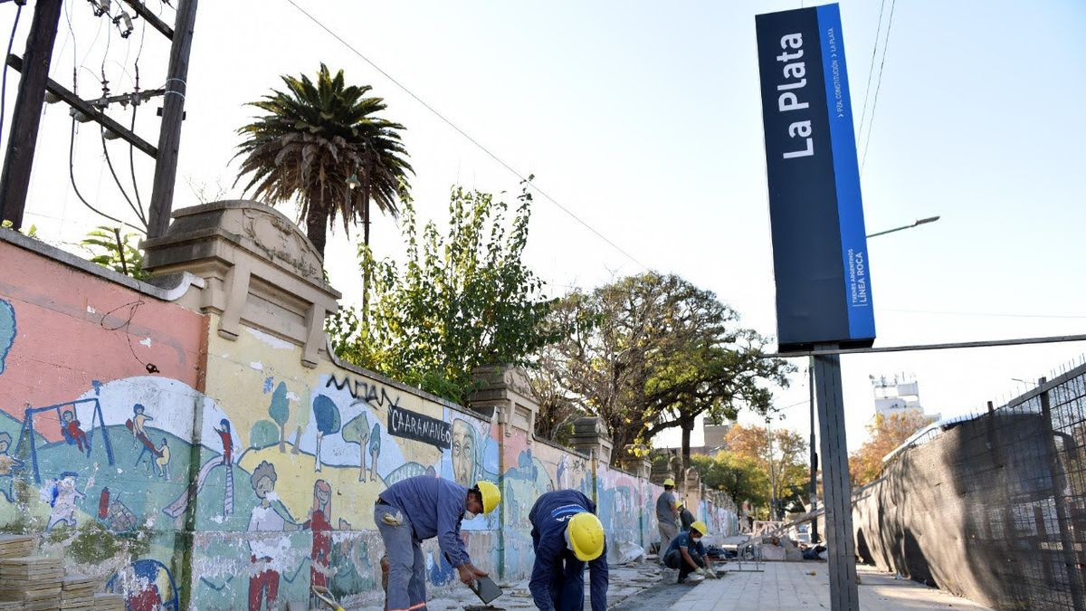 La Plata cortes en la zona de la estación de trenes Infocielo