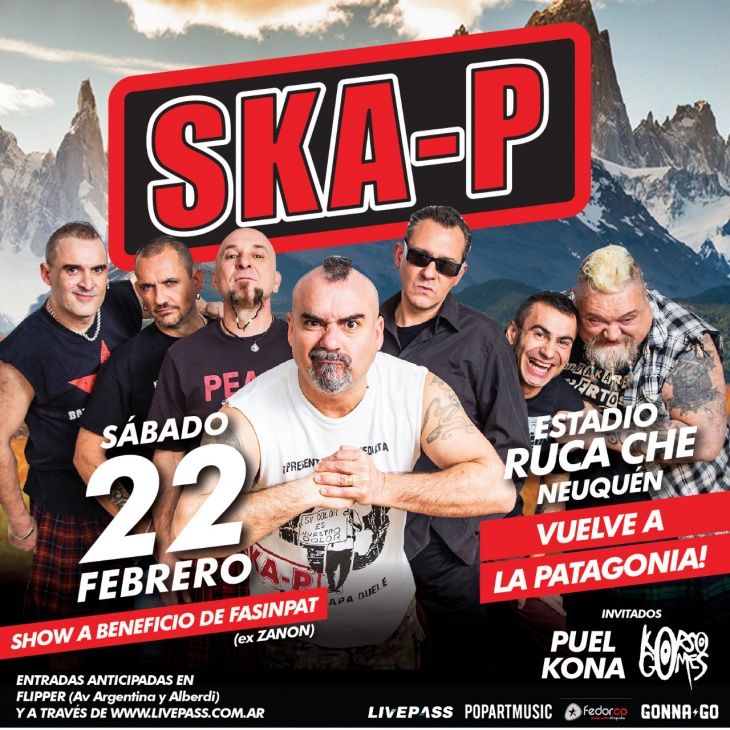 SkaP en Argentina Enterate todos los detalles de los dos únicos shows