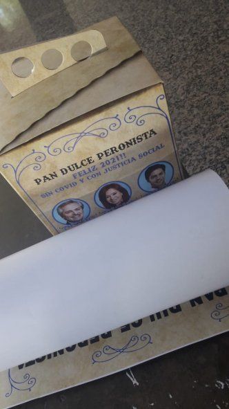 Los rostros de Alberto Fernández y Axel Kicillof se suman a la caja del Pan Dulce Peronista 