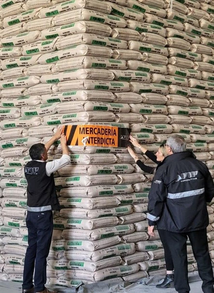 La AFIP incautó casi 20 mil toneladas de azúcar