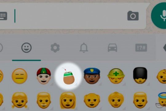 android esta de estreno: el emoji del mate ya esta en whatsapp y explotaron las redes sociales