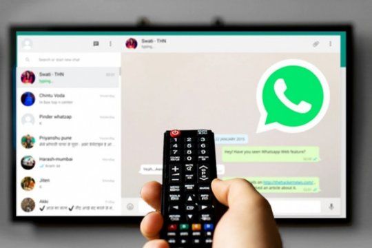 whatsapp en la tv: enterate como abrir la aplicacion para chatear desde tu televisor