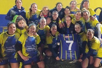 Las Malvinas goleó a Tiro Federal de Chascomús en la Etapa Provincial de la Copa Federal del fútbol femenino (Foto: Prensa Las Malvinas).