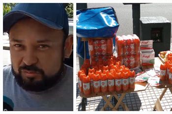 vendedor ambulante de repelente: 5 mil pesos y mosquitos, afuera