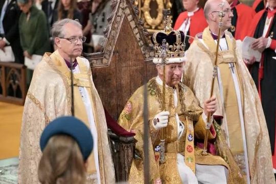 La coronación de Carlos III en Inglaterra.