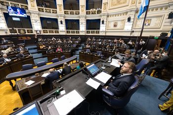 En la Legislatura, el presidente de la Cámara de Diputados, Federico Otermin