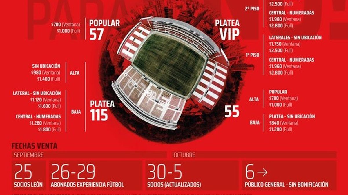 Inauguración Del Estadio De 1 Y 57: Así Será La Venta De Entradas ...