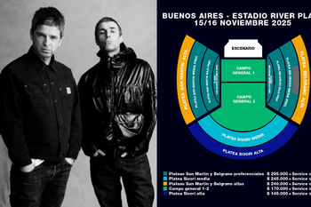 ¿Cuánto salen las entradas para Oasis en Argentina 2025?