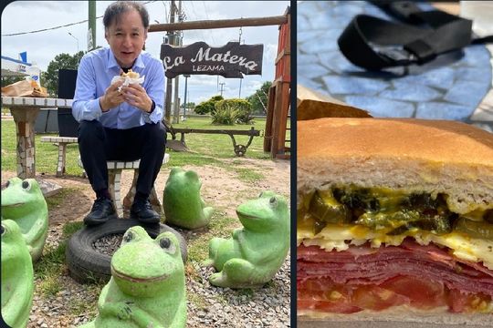 chegusan: el embajador japones se hizo viral por una parada bien bonaerense en lezama