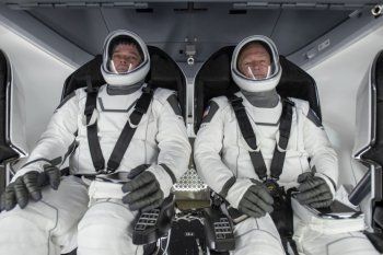 El comandante Douglas Hurley y su piloto Robert Behnken serán los astronautas que despegarán esta tade (NASA)