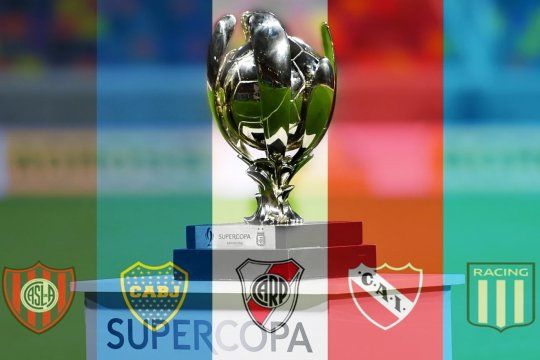 Si le gana la Supercopa Argentina a River, Estudiantes habrá vencido a los cinco grandes en finales.