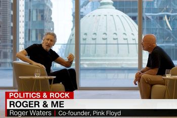 Polémica porque Roger Waters mandó a leer al entrevistador de CNN