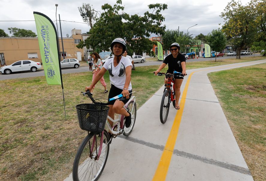 Se trata de un tramos de vías que permitirá a los ciclistas de Chascomús y turistas circular con seguridad.
