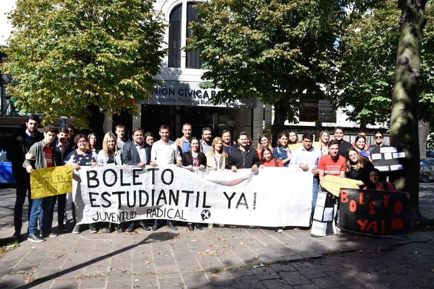 Radicales reclamaron a Provincia por el boleto estudiantil