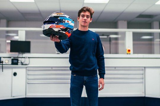 Franco Colapinto, quien ahora será parta de la Academia Williams de la Fórmula 1. Automovilismo