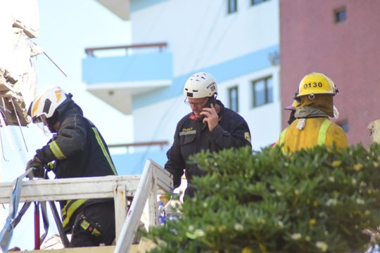 Derrumbe del edificio en Villa Gesell.