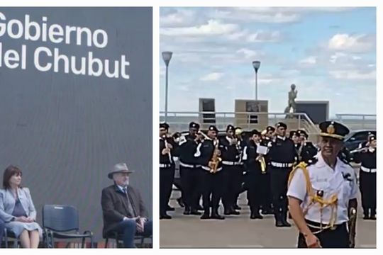 la orquesta policial de chubut dedico a patricia bullrich un clasico de la mona