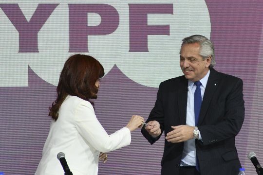 Alberto Fernández y un mensaje para la vicepresidenta.