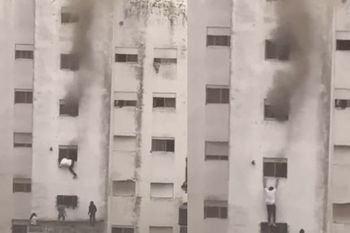 incendio en hotel de mar del plata: huespedes saltaron por las ventanas para escapar