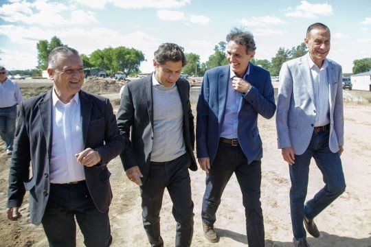 Gabriel Katopodis y Axel Kicillof  inauguraron un tramo de obra para convertir a la Ruta 3 en autopista.