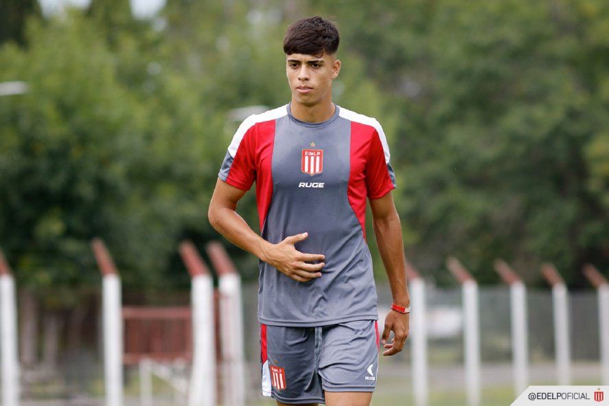 Dall'Aglio en un entrenamiento de Estudiantes (Foto: Prensa EDLP)