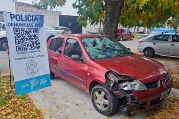 Impresionante choque y fuga en La Plata: se entregó el dueño del auto