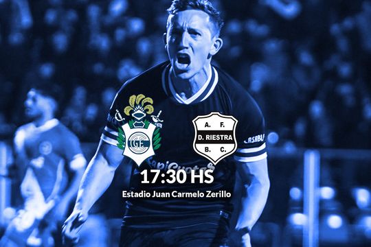 Gimnasia enfrenta a Riestra a partir de las 17.30.