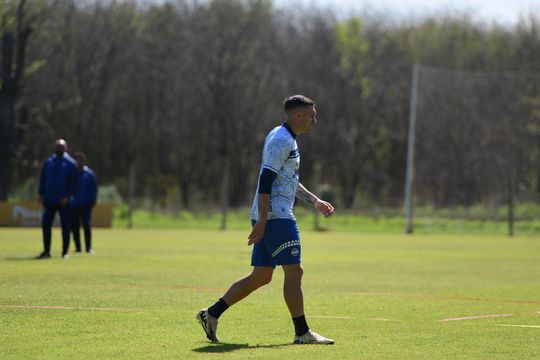 Entrenamiento de Gimnasia. Norberto Briasco