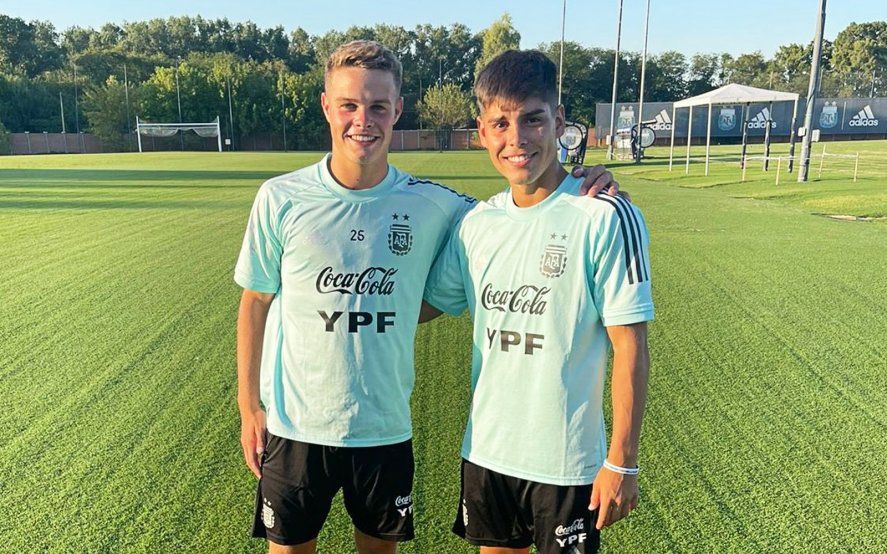 Ignacio Miramón y Benjamín Domínguez, de Gimnasia a la Selección junto a Felipe Sánchez. ¿Jugarán el Mundial Sub 20?
