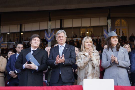 Javier Milei en La Rural.