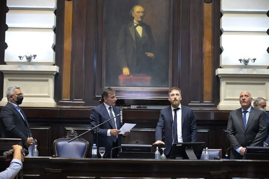 Diputados: Federico Otermín juró nuevamente como presidente de la Cámara