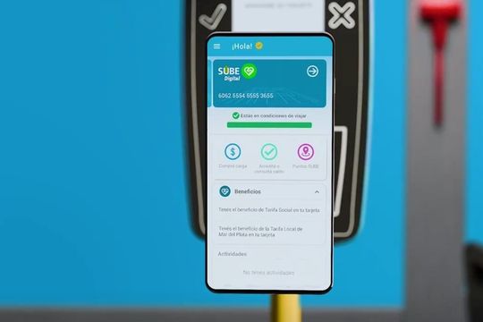 hoy comienza sube digital: abonar el transporte publico desde el celular ya es posible