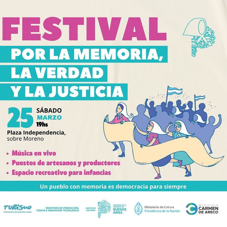 Festival por la Memoria en Carmen de Areco