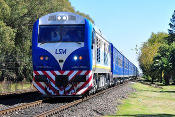 El Tren San Martín funciona demorado.