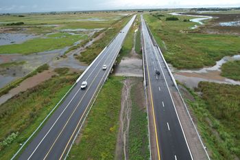 Las rutas a la Costa Atlántica, renovadas y más seguras