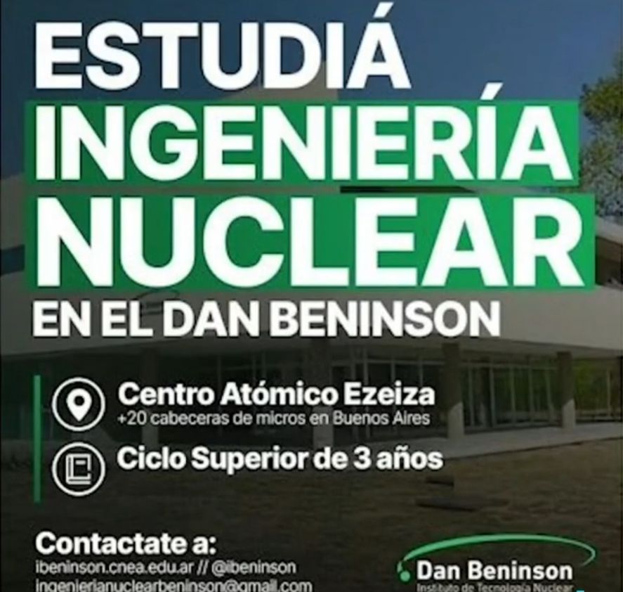 Ingenieria Nuclear: Cómo estudiar y cobrar por hacerlo en la provincia |  Infocielo