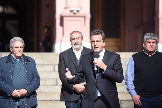 El flamante titular de la cartera de Economía, Sergio Massa, se expresó tras la reunión con el presidente Alberto Fernández.