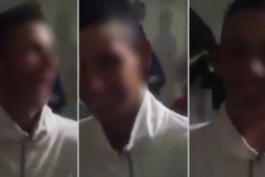 video y escandalo: desafectaron a dos policias por las imagenes del detenido por el crimen del chofer