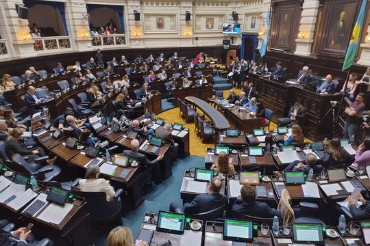 Diputados sesionando