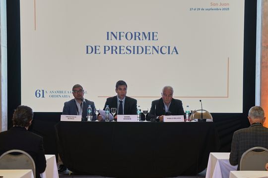 El titular de ADEPA, Daniel Dessein, inauguró la nueva Asamblea General en San Juan.