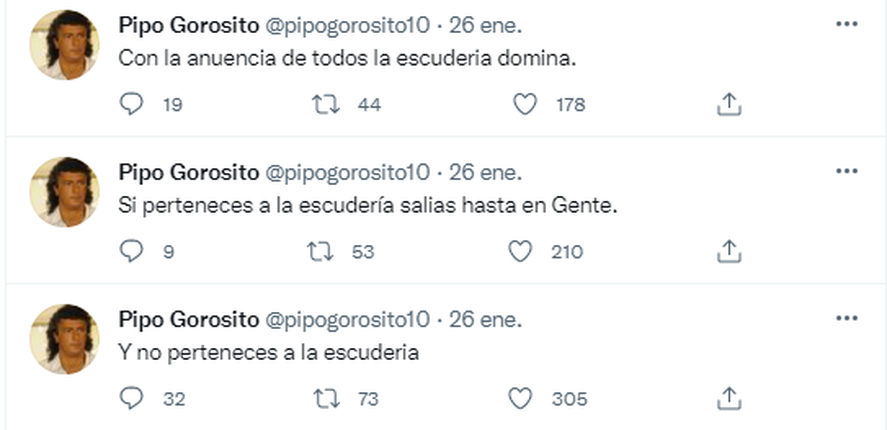 El Otro Costado De Gorosito: Los Mejores Tweets De Pipo | CieloSport