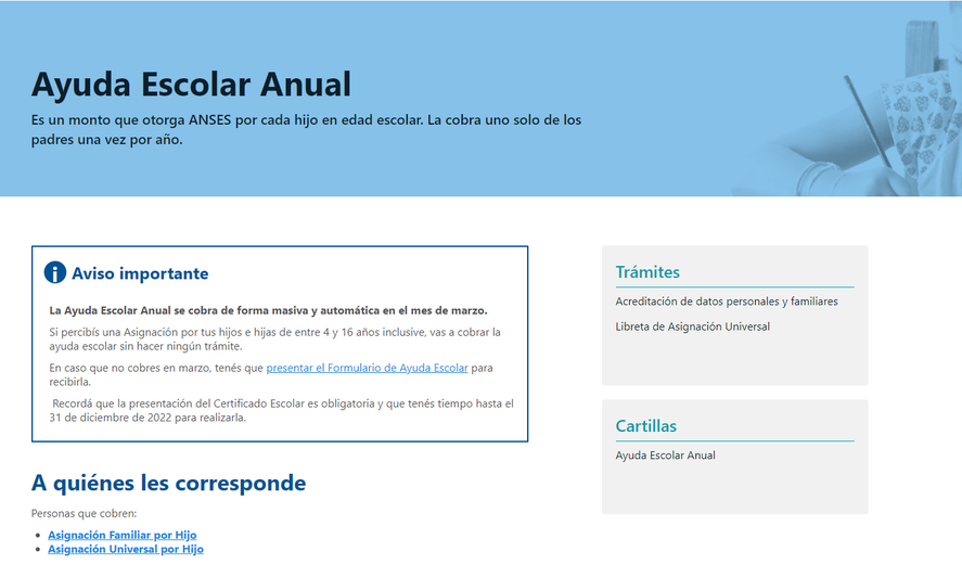 Ayuda Escolar De Anses 2022: ¿cómo Anotarse Y Cuál Es El Monto ...