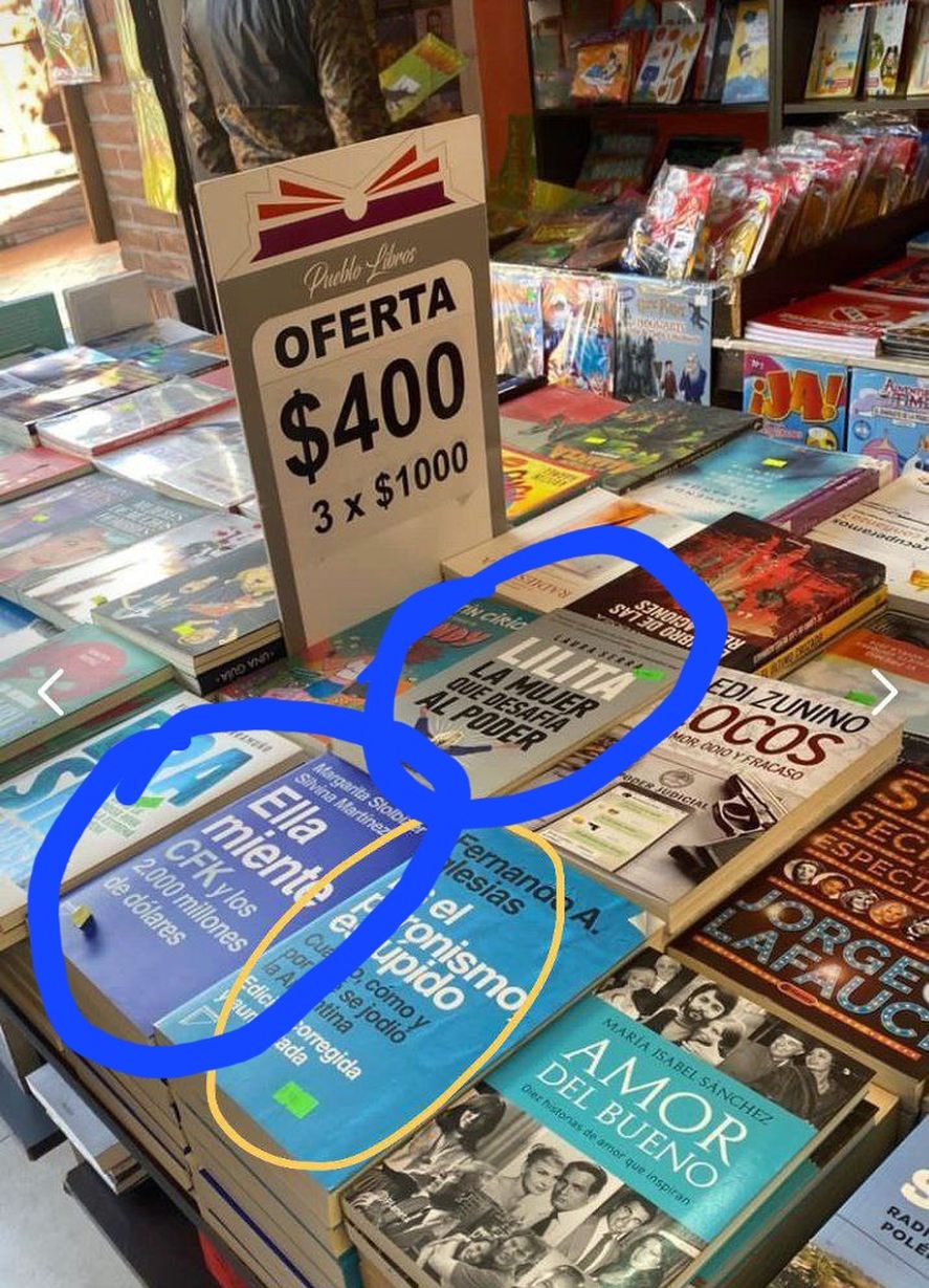 El libro de Fernando Iglesias a 400 pesos. Un modo de fomentar la lectura 