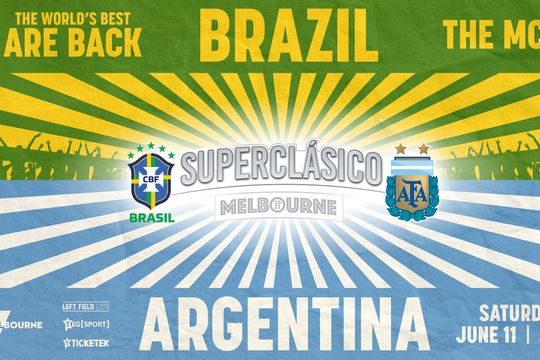Anuncio oficial desde Australia para un nuevo Brasil - Argentina. Las entradas se ponen en venta pero acá no se oficializó.