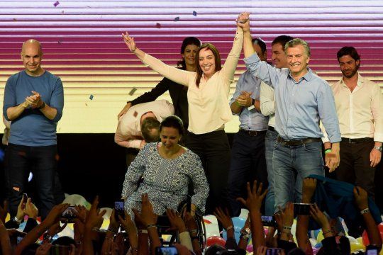 Los días felices: Macri, Vidal y Rodríguez Larreta celebran el último triunfo electoral de JxC.